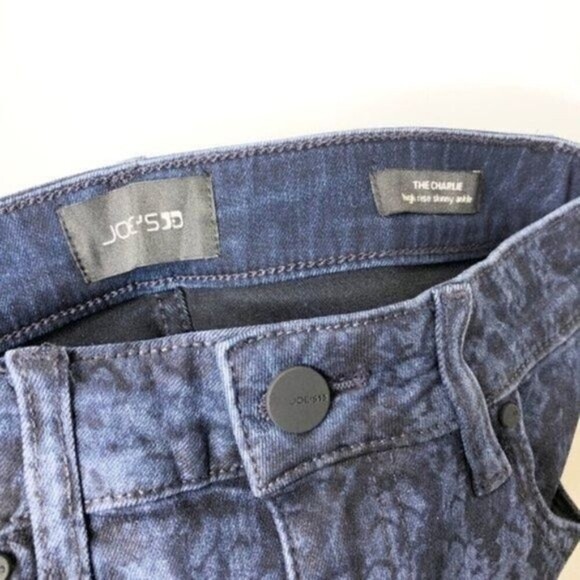 JOE'S JEANS Charlie Snakeskin Print Skinny Jeans  - Picture 8 of 10
